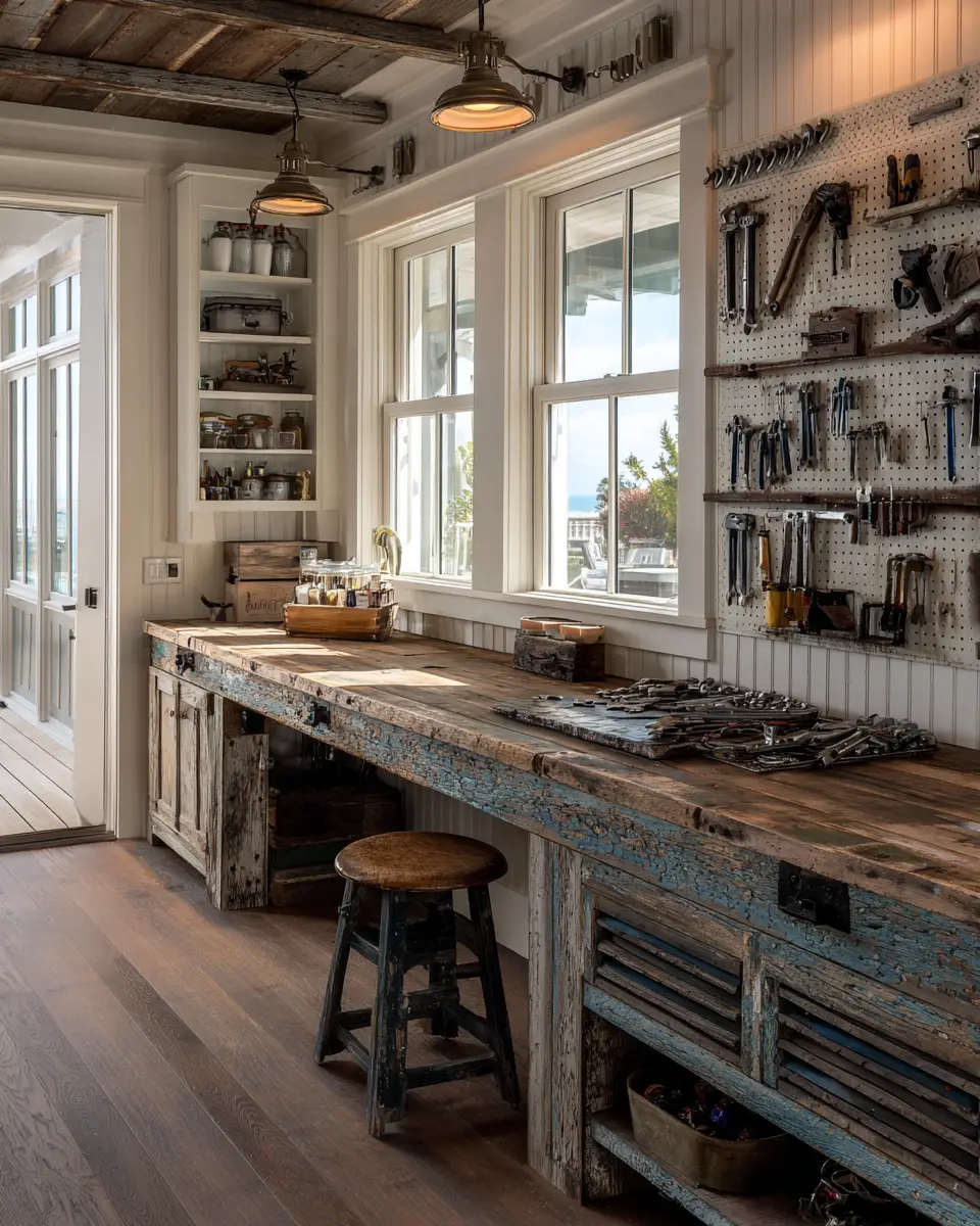 Elegant Coastal Garage Decor Ideas