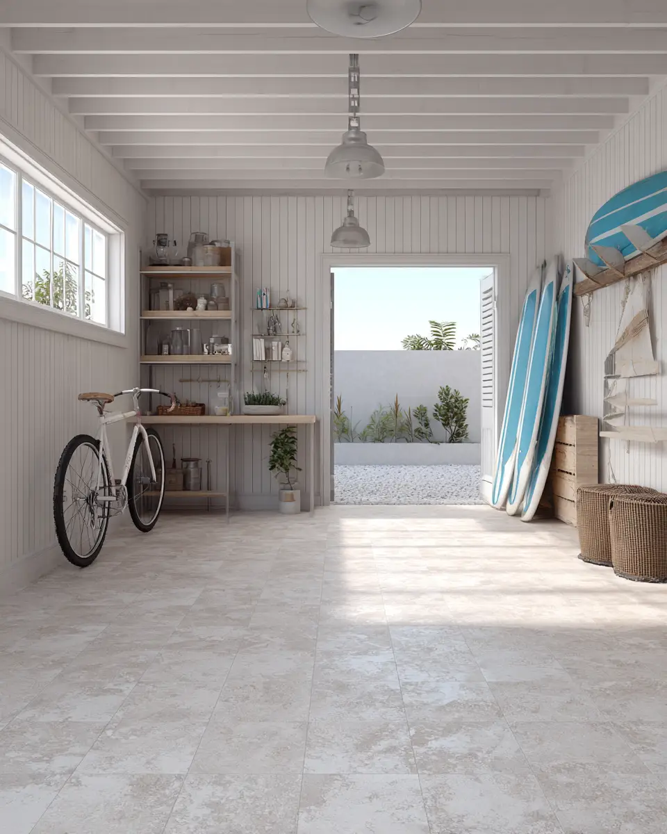 Elegant Coastal Garage Decor Ideas