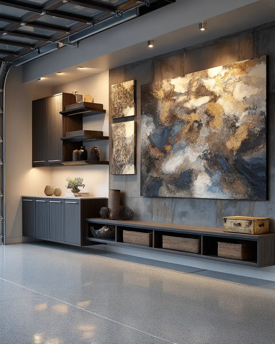 Elegant Contemporary Garage Decor Ideas