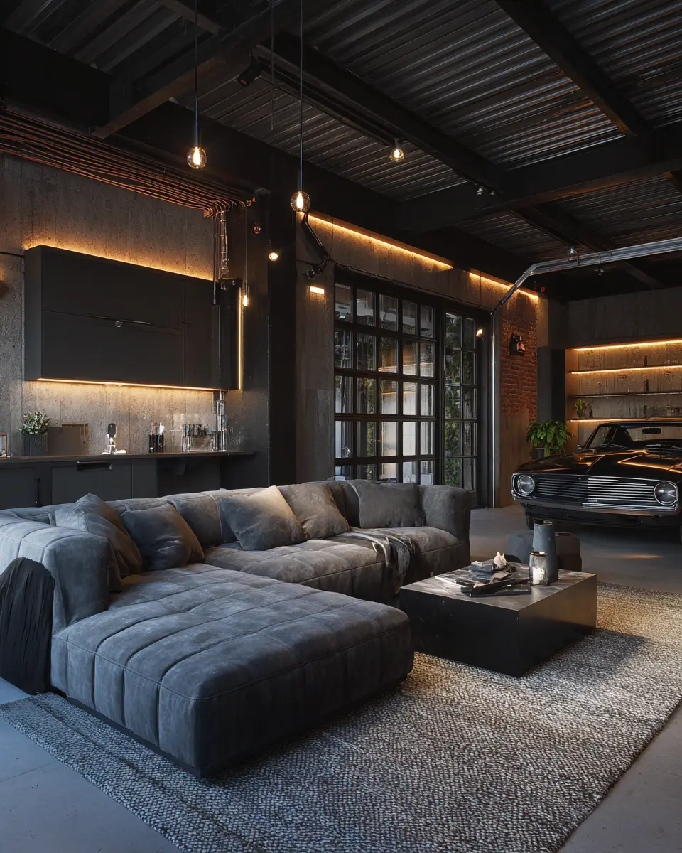 Elegant Contemporary Garage Decor Ideas