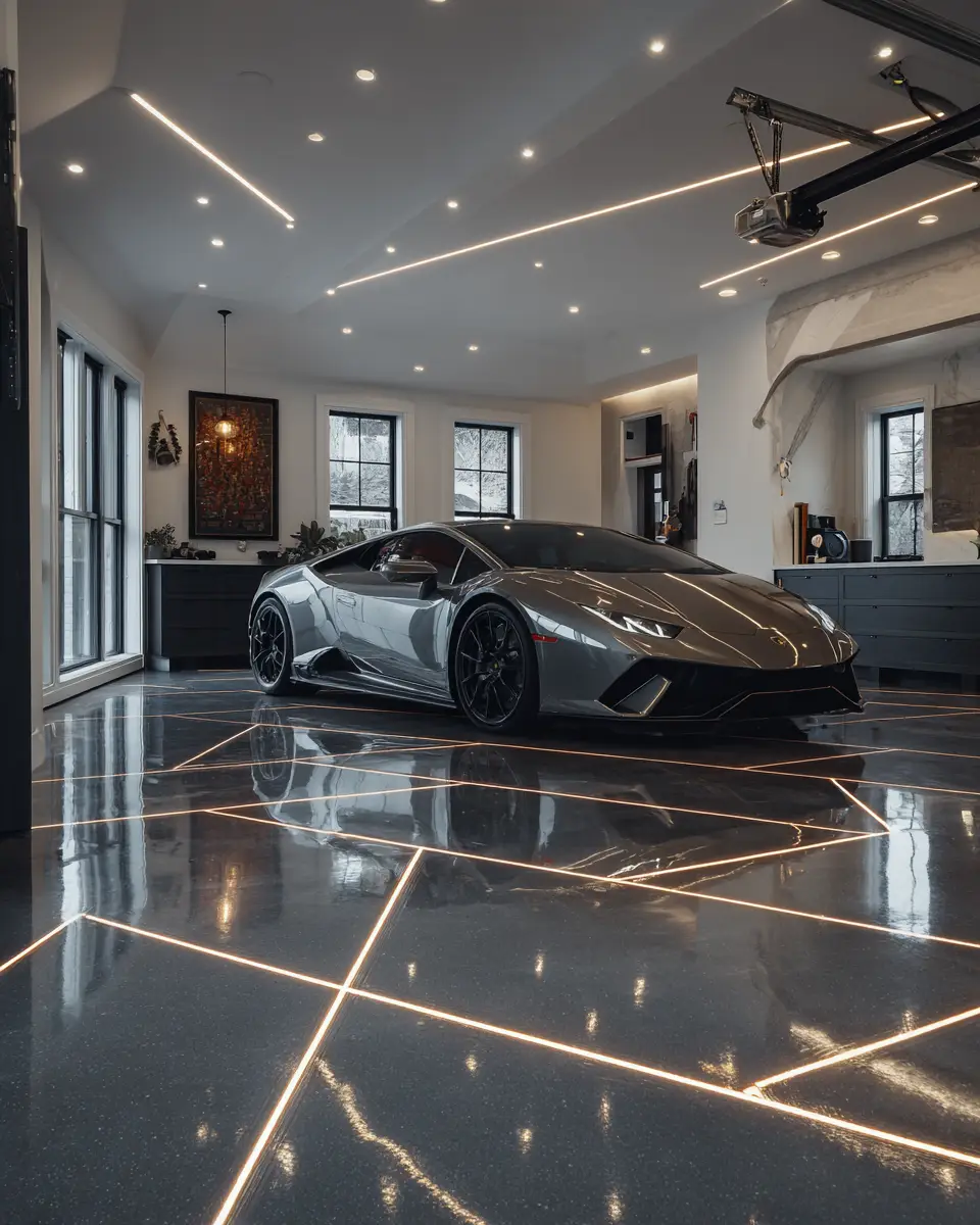 Elegant Contemporary Garage Decor Ideas