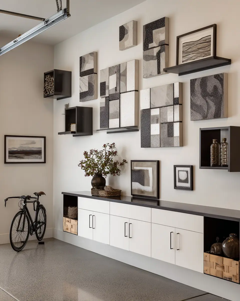 Elegant Contemporary Garage Decor Ideas