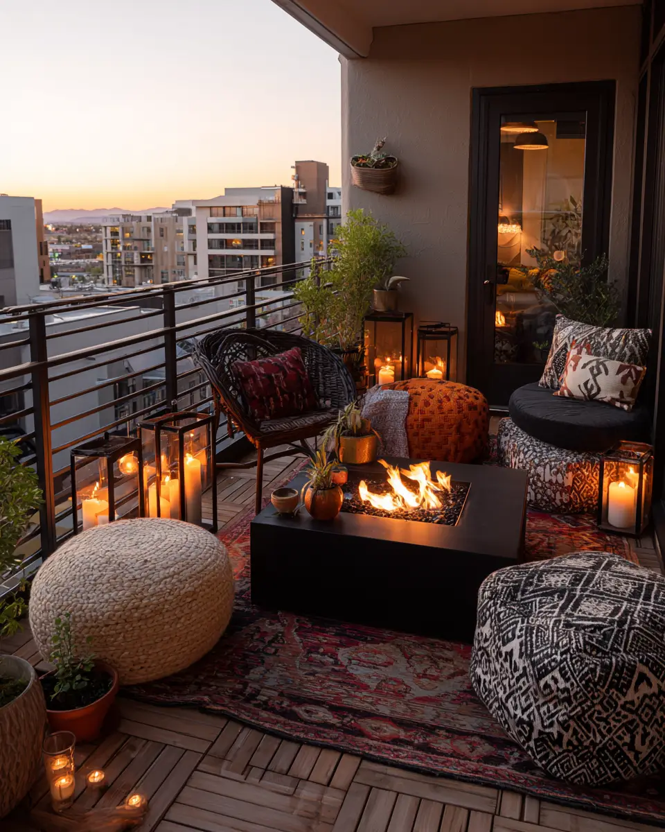 Elegant Eclectic Balcony Decor Ideas