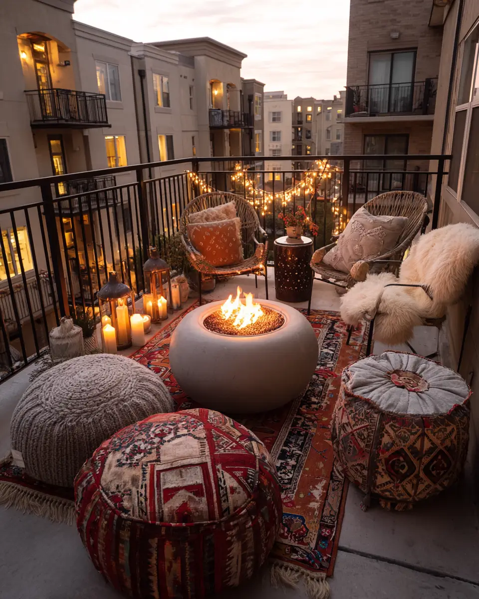 Elegant Eclectic Balcony Decor Ideas