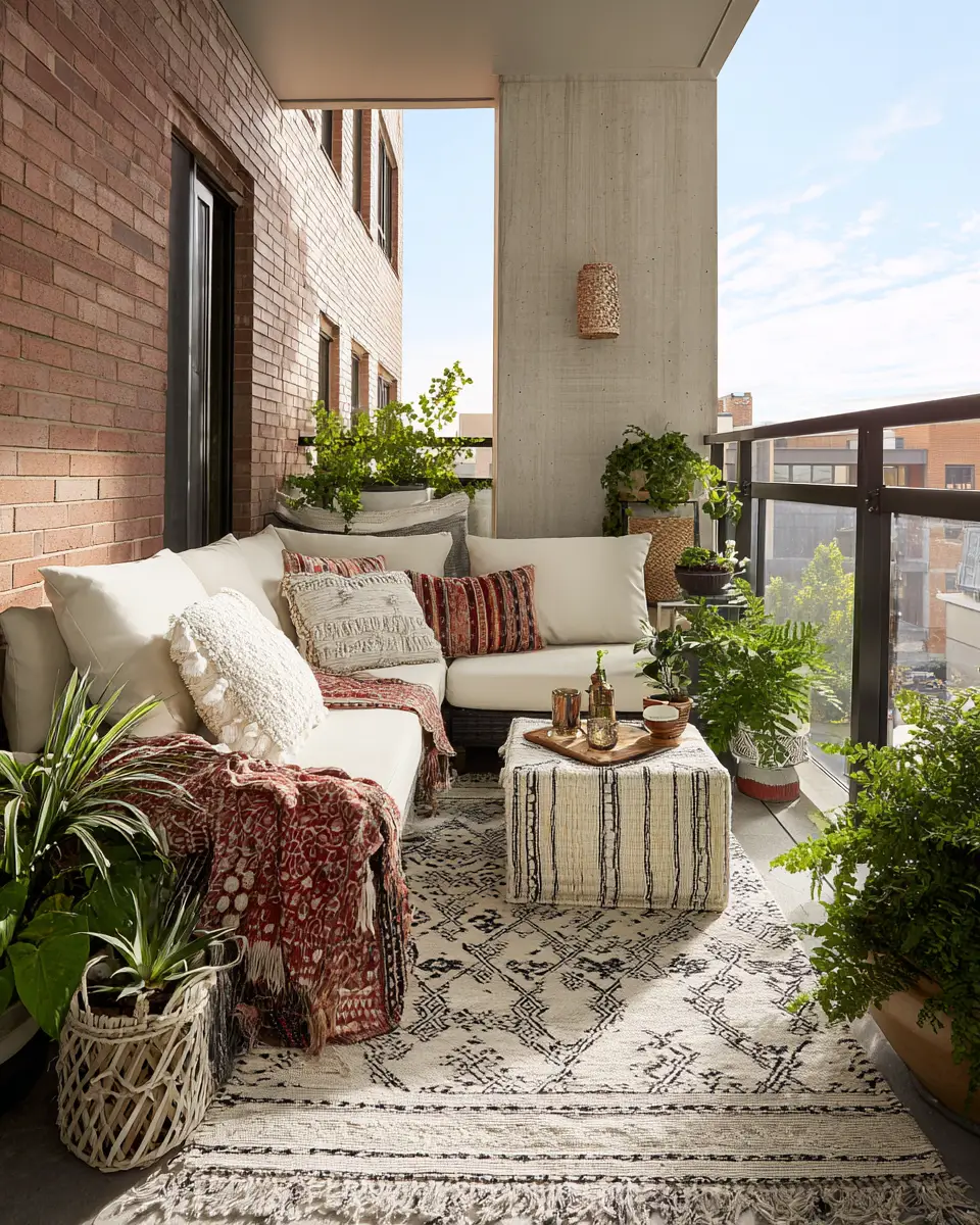 Elegant Eclectic Balcony Decor Ideas