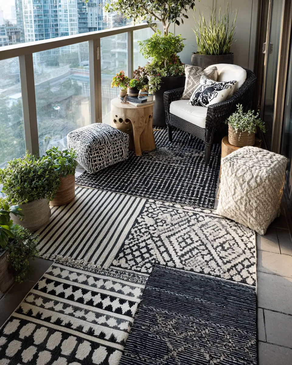 Elegant Eclectic Balcony Decor Ideas