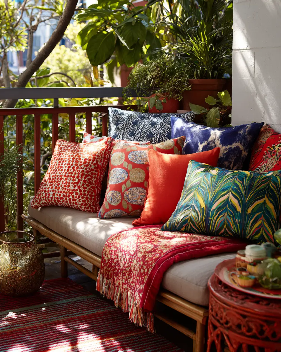 Elegant Eclectic Balcony Decor Ideas