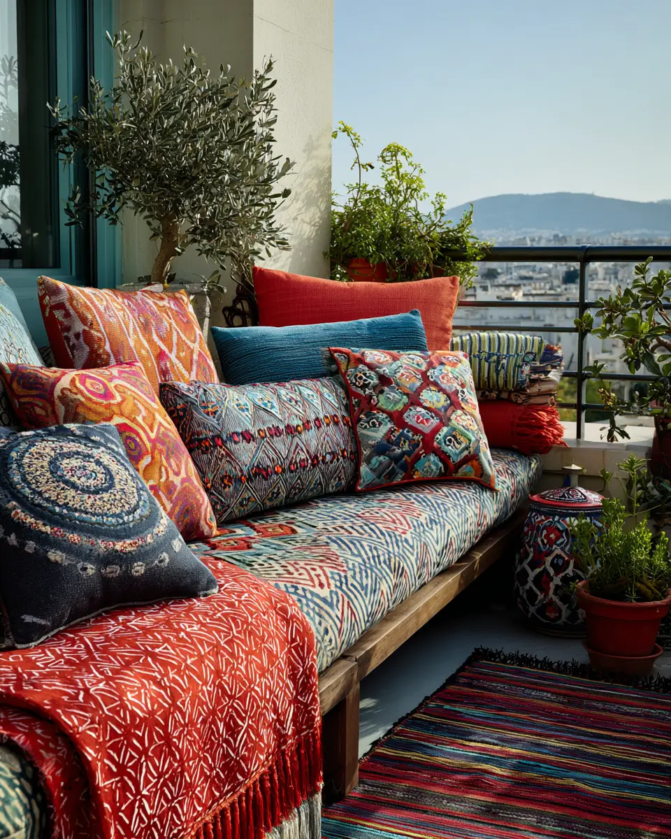 Elegant Eclectic Balcony Decor Ideas