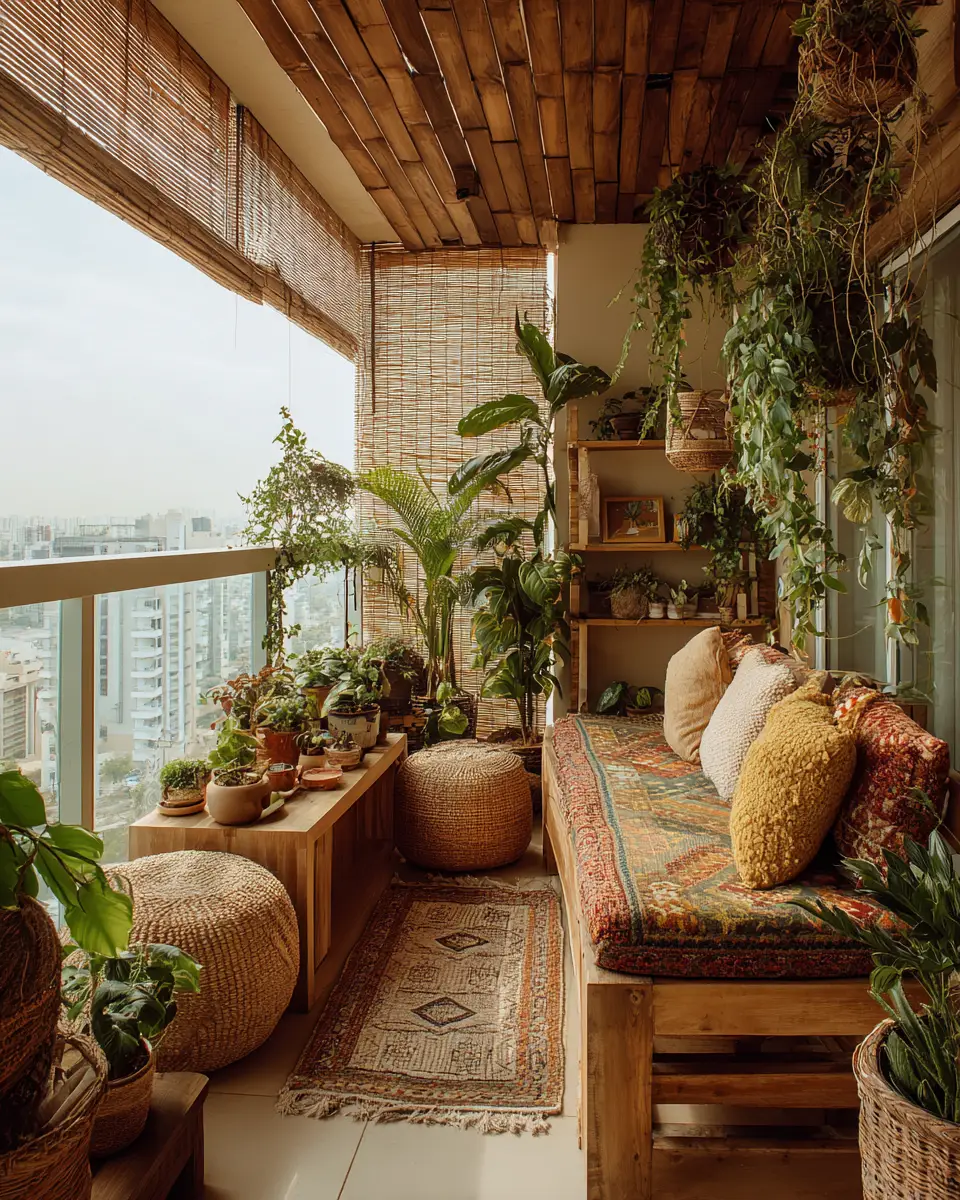 Elegant Eclectic Balcony Decor Ideas