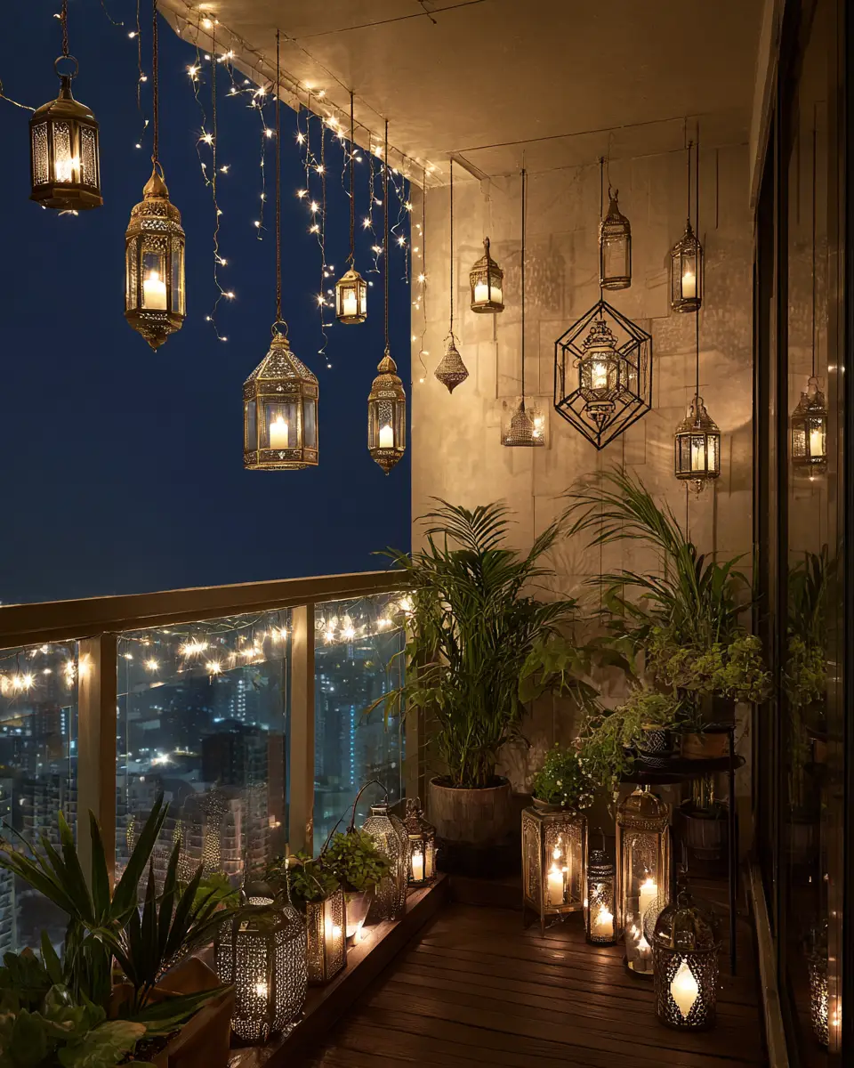 Elegant Eclectic Balcony Decor Ideas