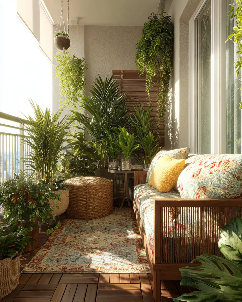 Elegant Eclectic Balcony Decor Ideas
