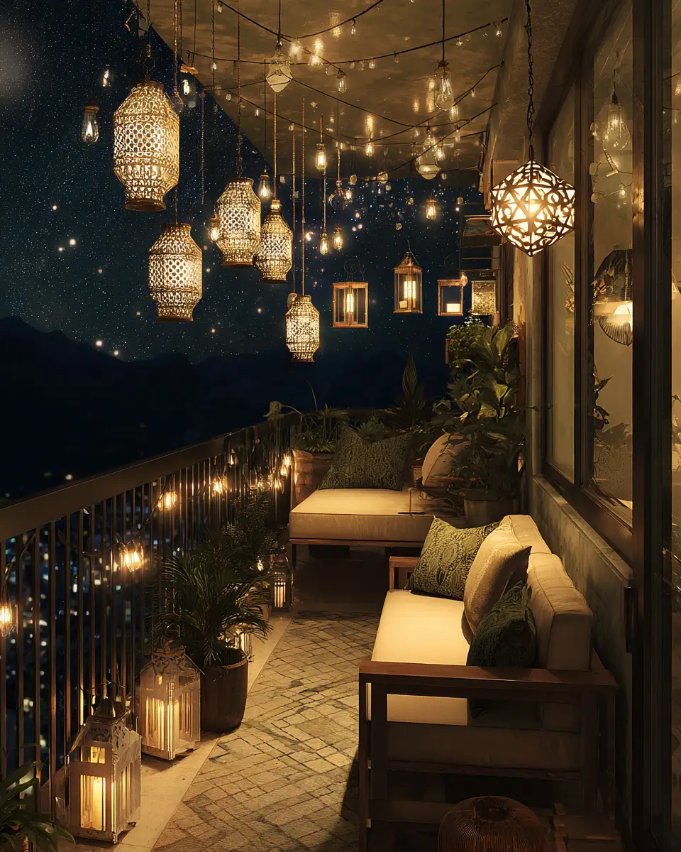 Elegant Eclectic Balcony Decor Ideas