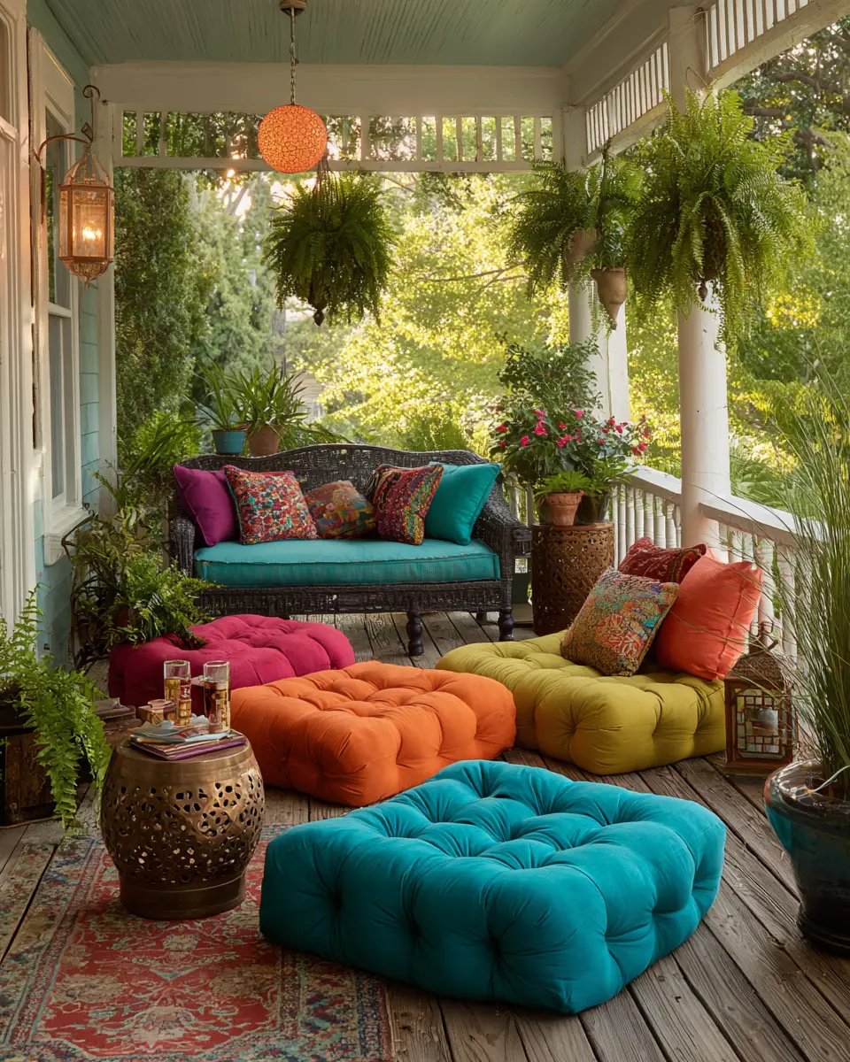 Elegant Eclectic Porch Decor Ideas - Featured