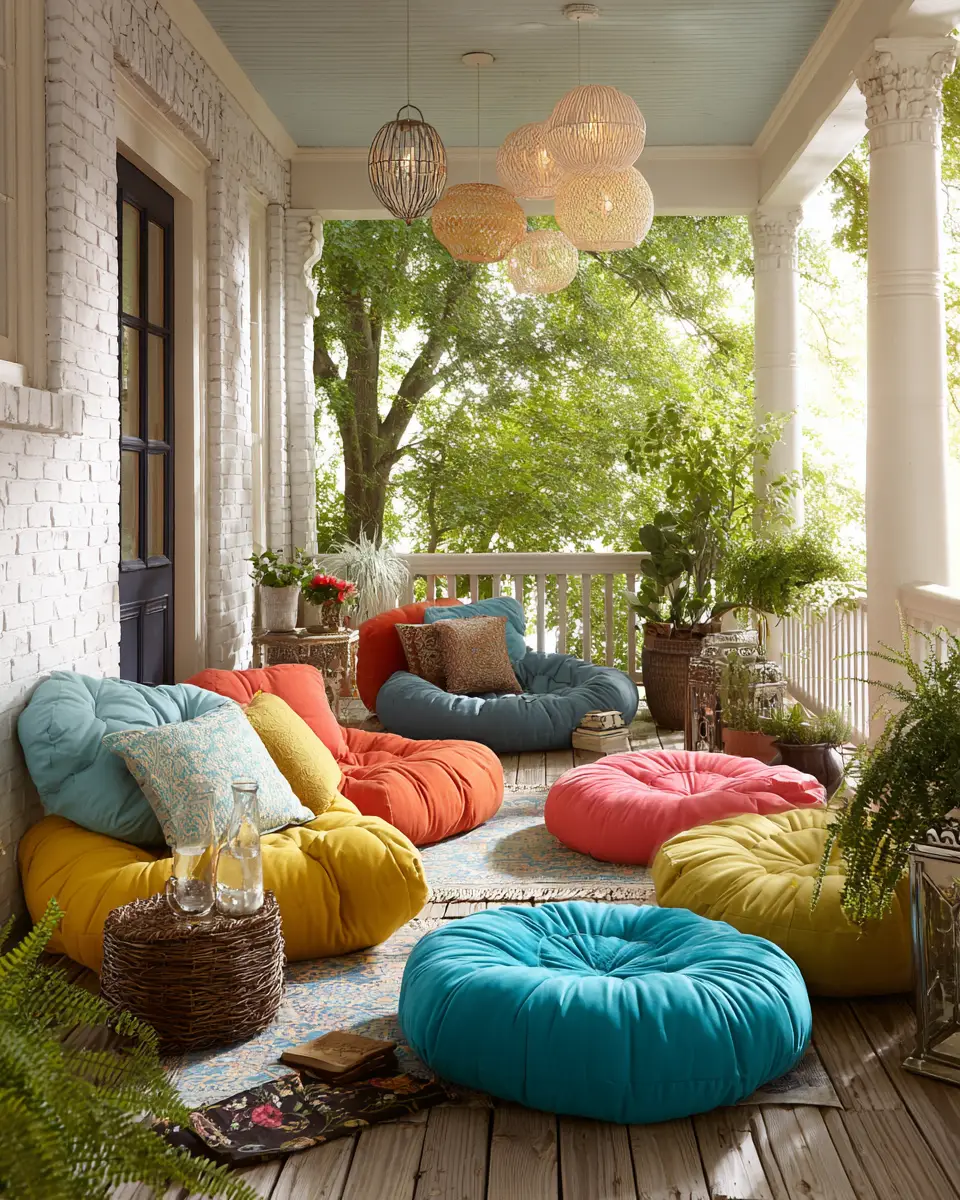 Elegant Eclectic Porch Decor Ideas
