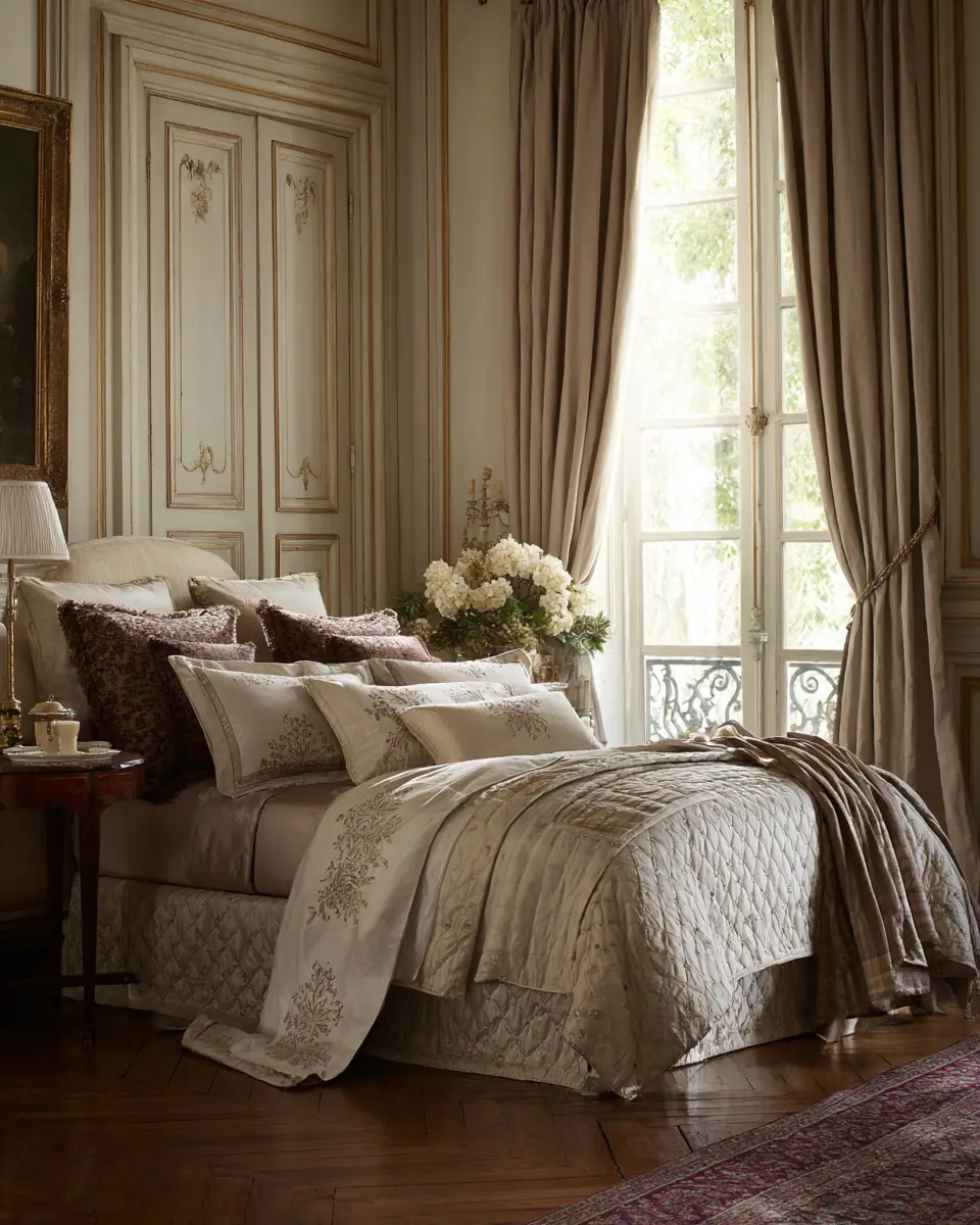 Elegant French Country Bedroom Decor Ideas