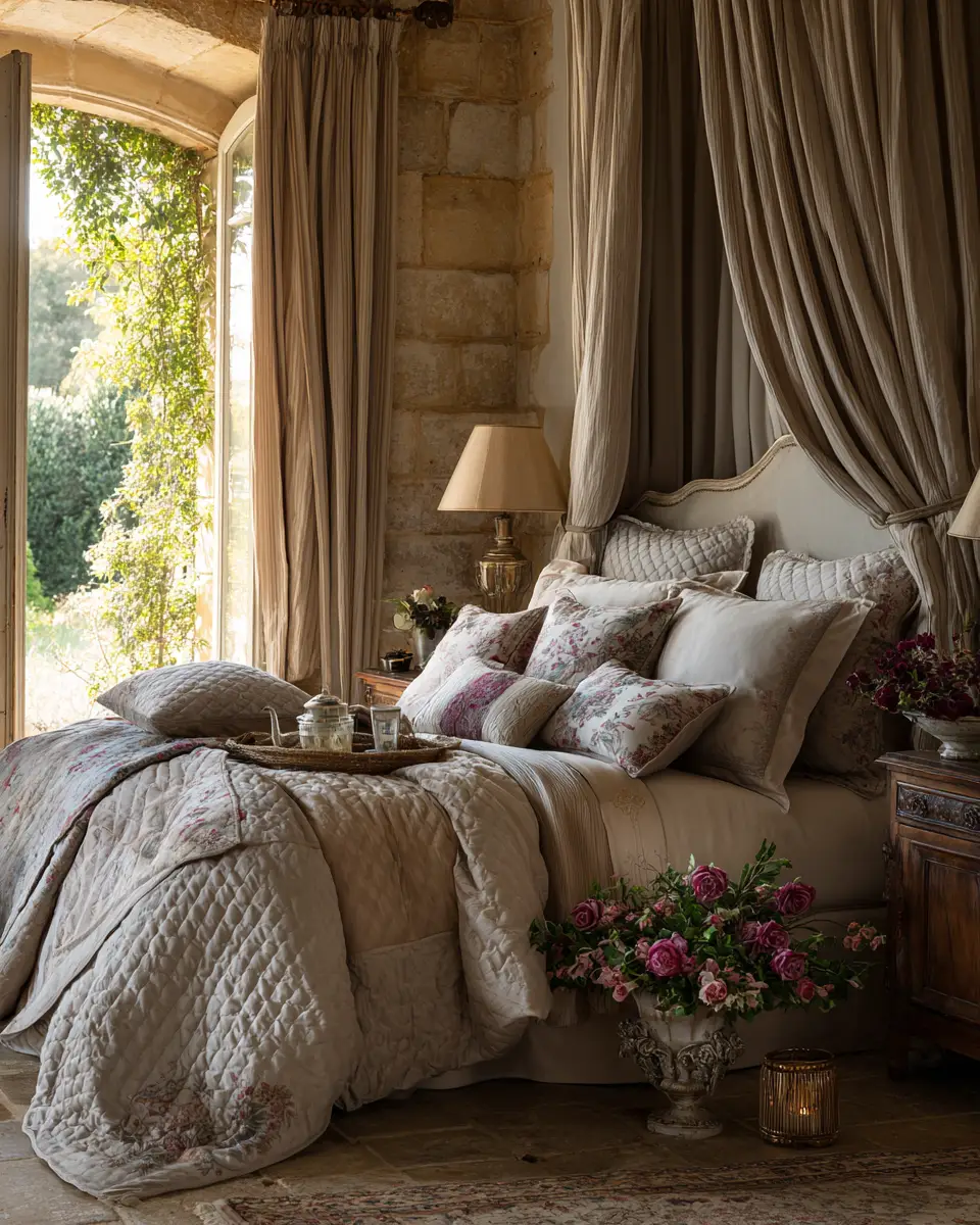 Elegant French Country Bedroom Decor Ideas