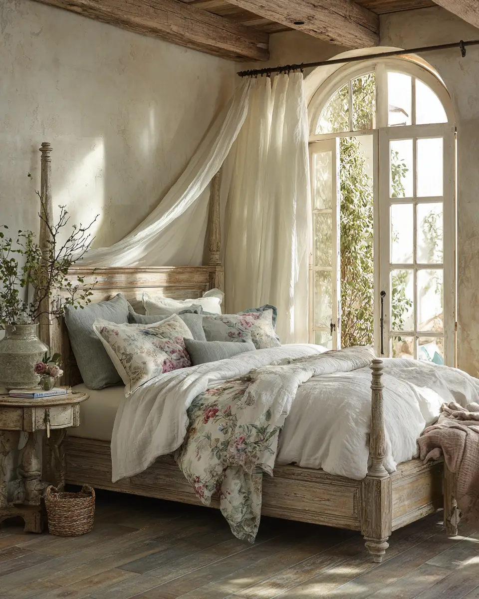 Elegant French Country Bedroom Decor Ideas