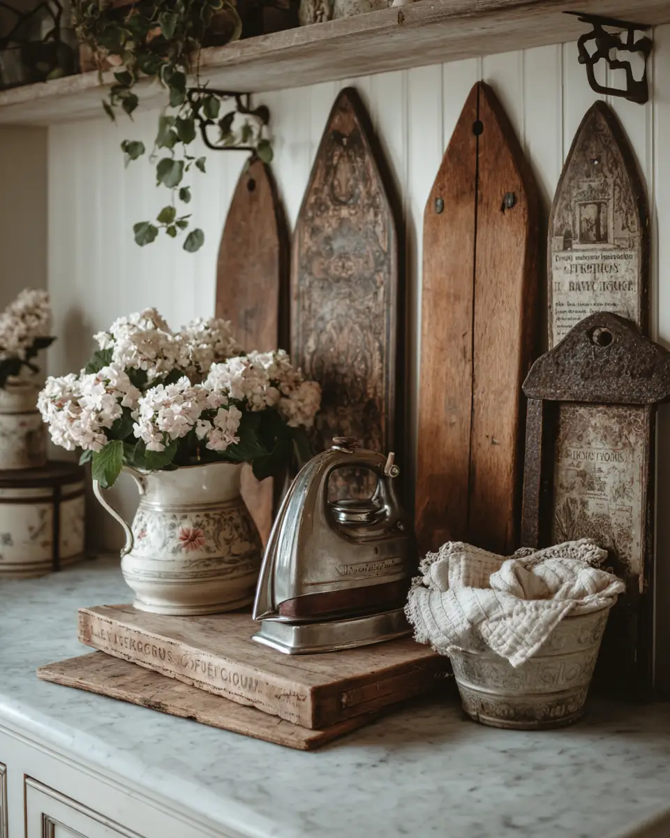 Elegant French Country Laundry Room Decor Ideas