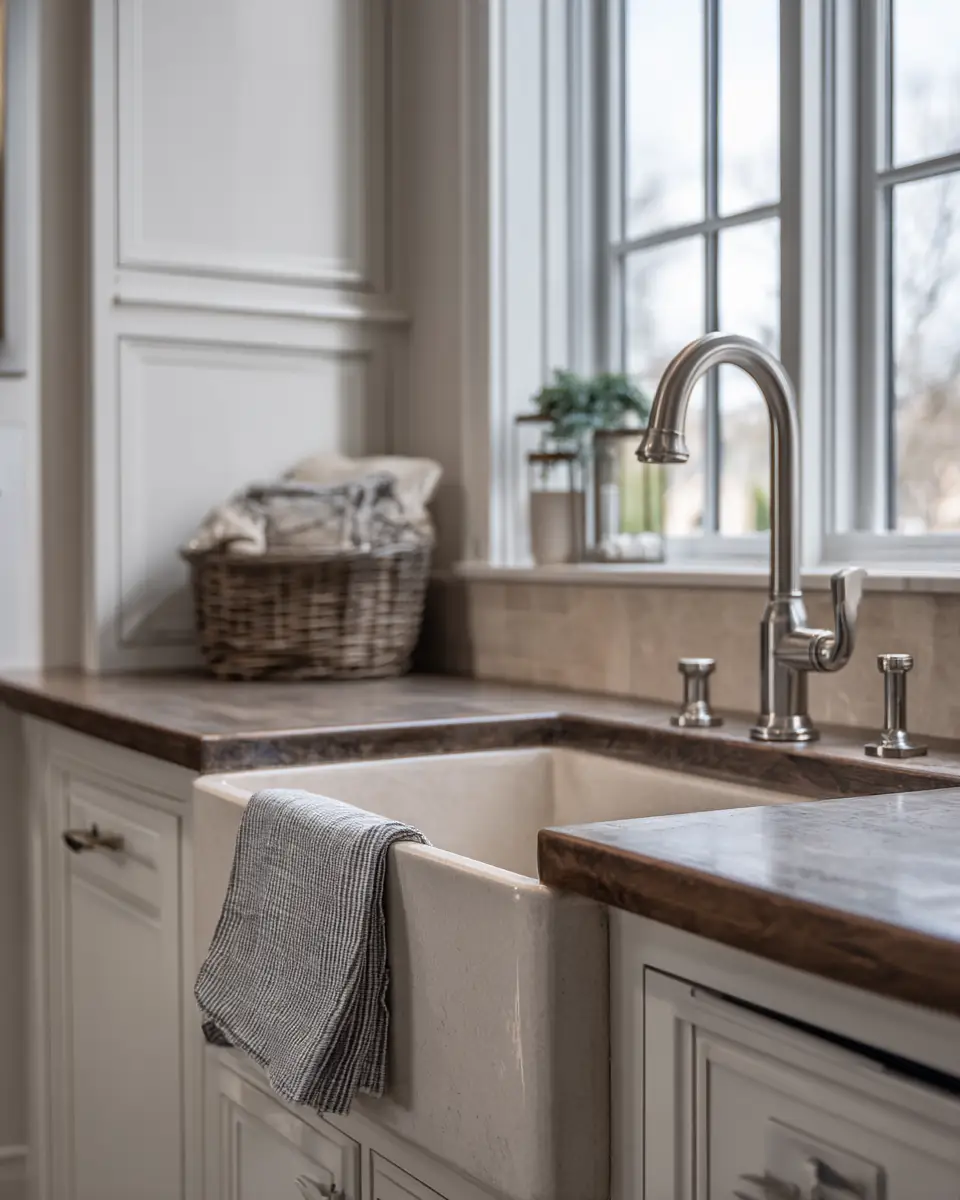 Elegant French Country Laundry Room Decor Ideas