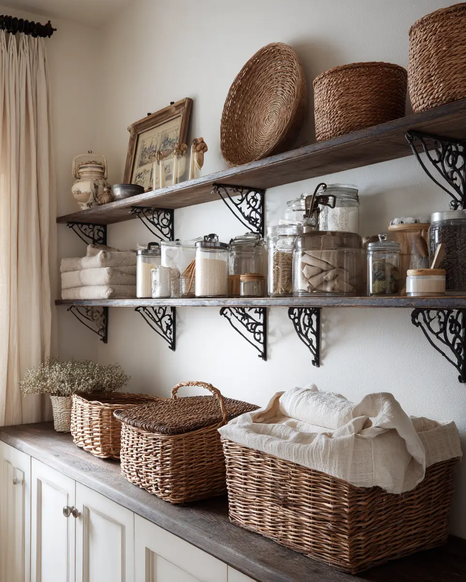 Elegant French Country Laundry Room Decor Ideas