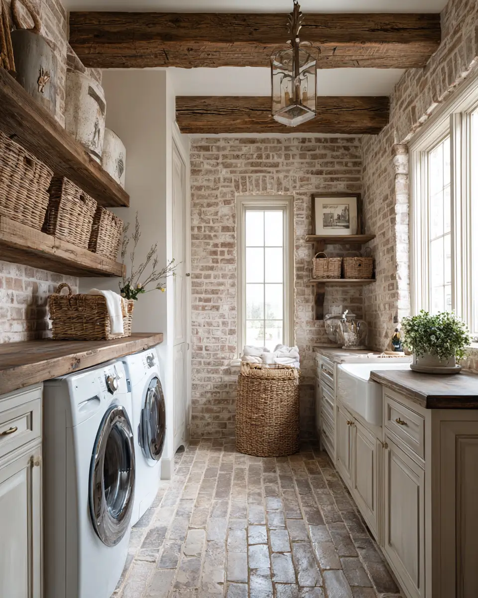 Elegant French Country Laundry Room Decor Ideas