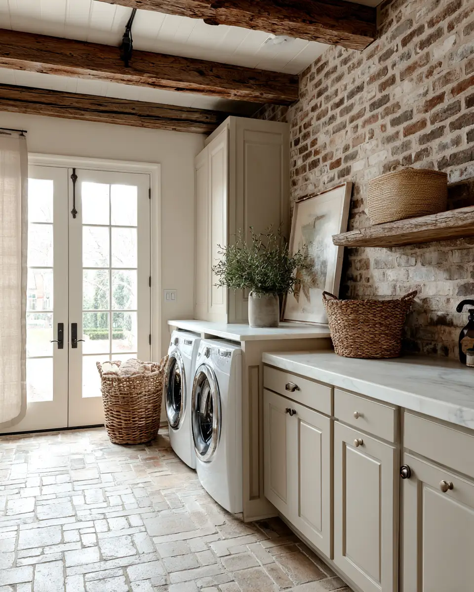 Elegant French Country Laundry Room Decor Ideas
