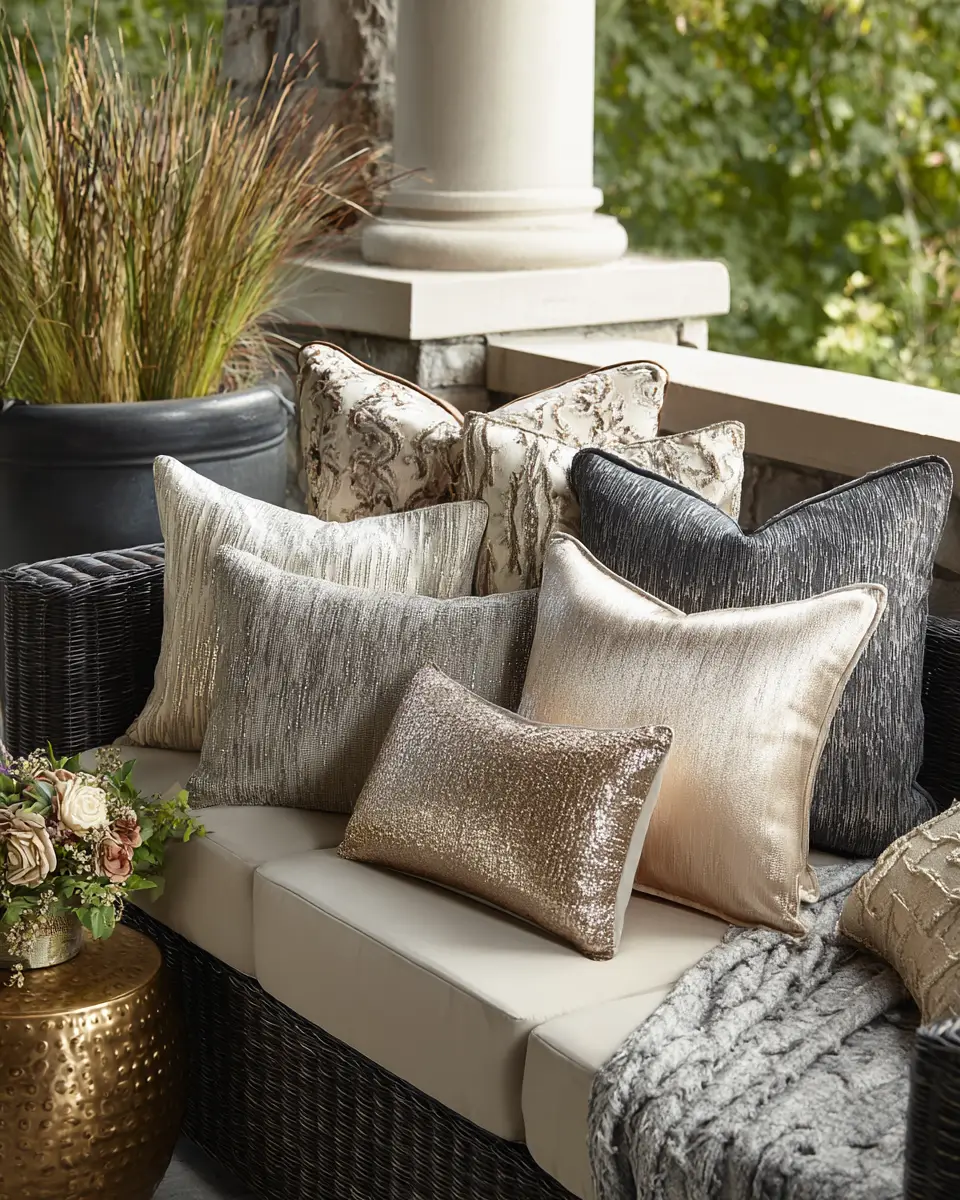 Elegant Glam Porch Decor Ideas