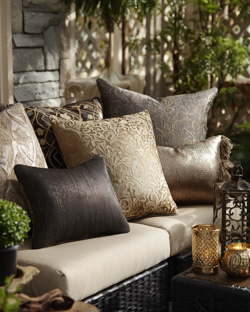 Elegant Glam Porch Decor Ideas