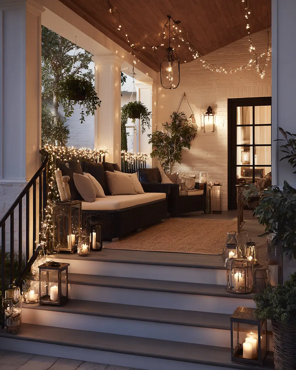 Elegant Glam Porch Decor Ideas