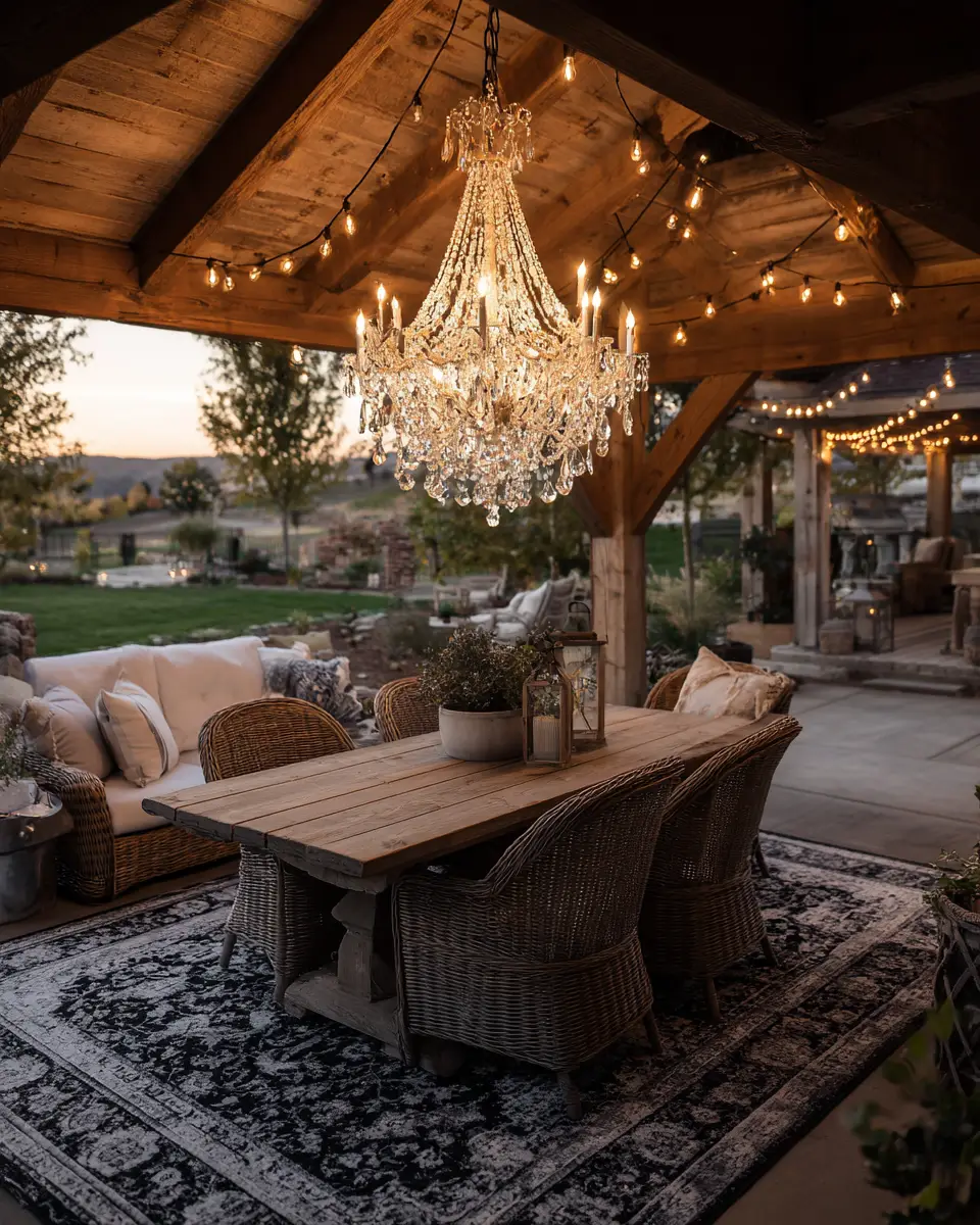 Elegant Glam Porch Decor Ideas