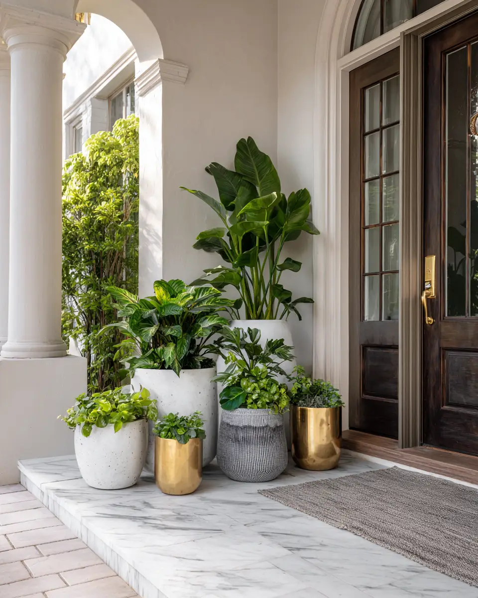 Elegant Glam Porch Decor Ideas