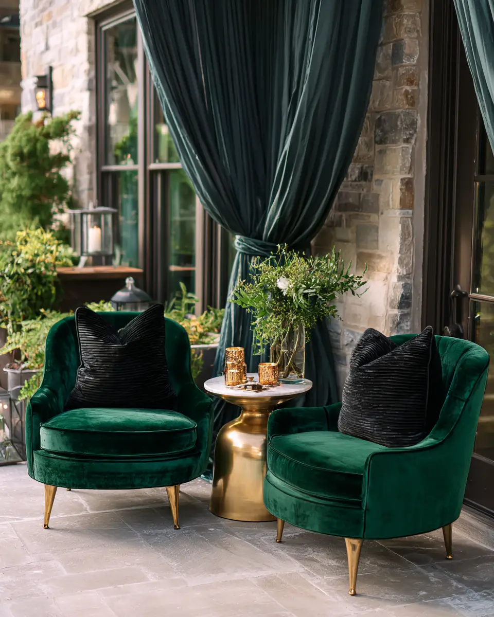 Elegant Glam Porch Decor Ideas
