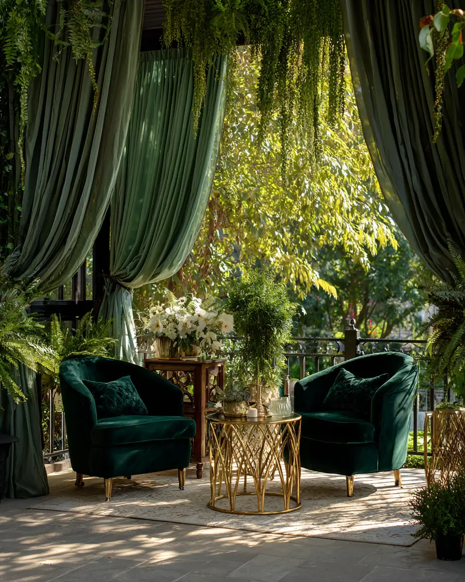 Elegant Glam Porch Decor Ideas