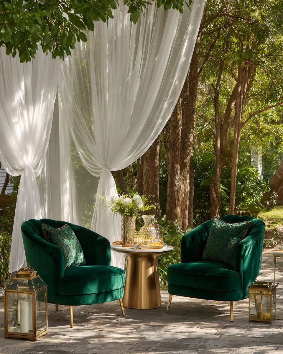 Elegant Glam Porch Decor Ideas