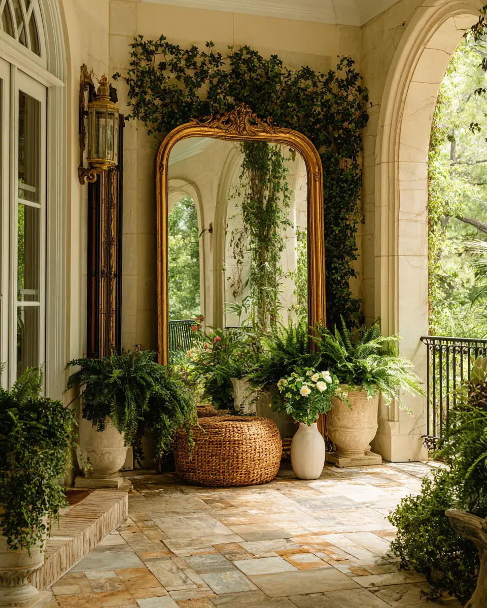 Elegant Glam Porch Decor Ideas
