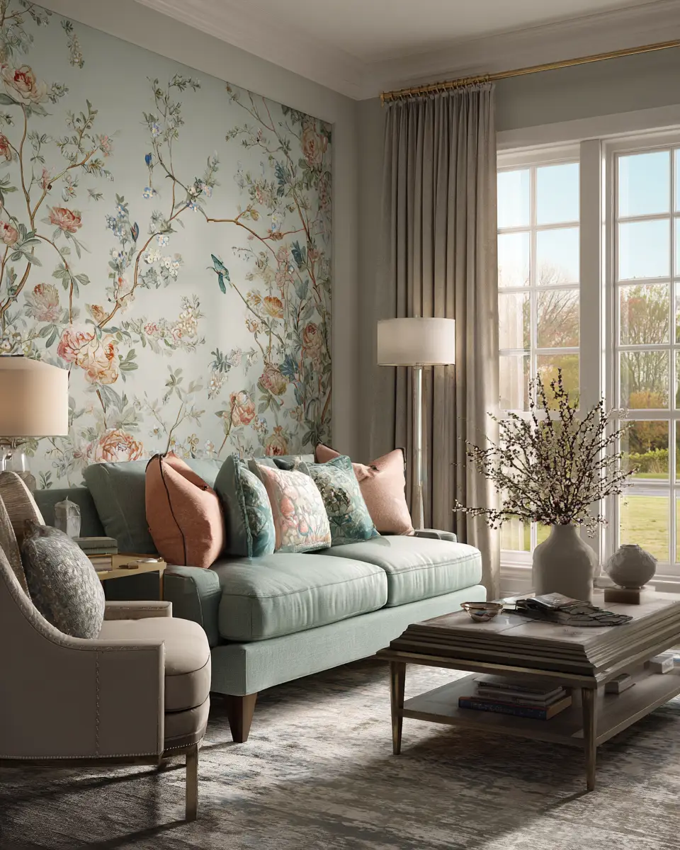 Elegant Grandmillennial Living Room Decor Ideas