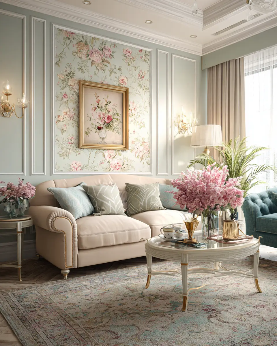 Elegant Grandmillennial Living Room Decor Ideas