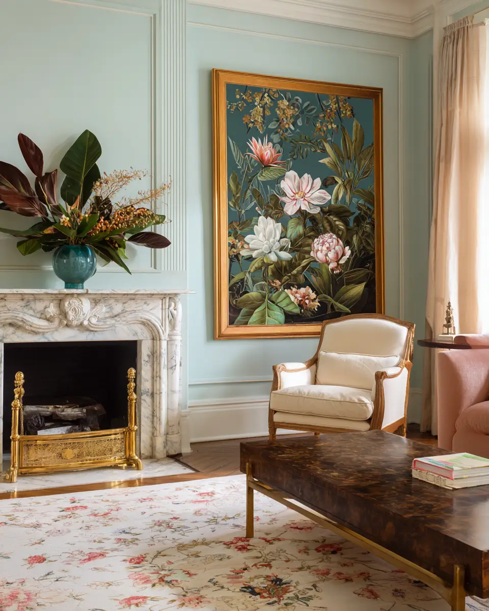 Elegant Grandmillennial Living Room Decor Ideas