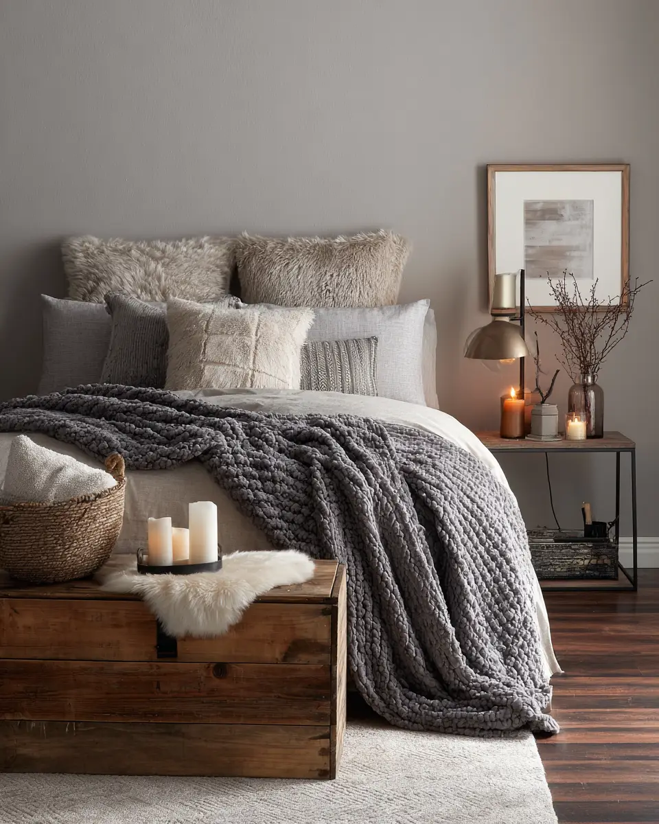 Elegant Industrial Bedroom Decor Ideas