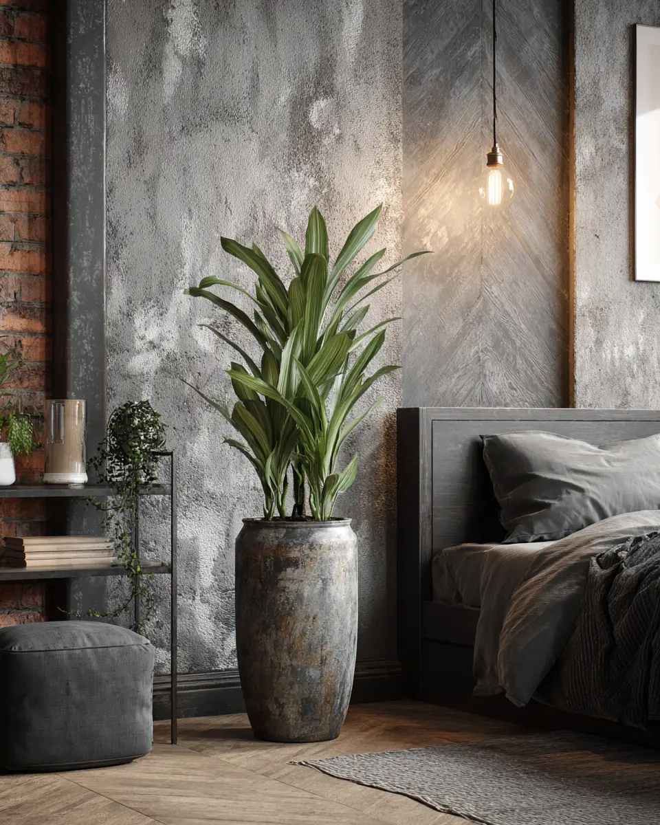 Elegant Industrial Bedroom Decor Ideas
