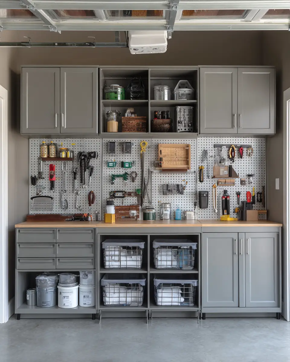 Elegant Industrial Garage Decor Ideas