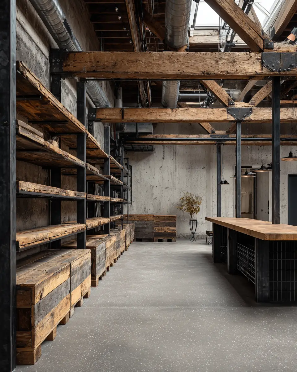 Elegant Industrial Garage Decor Ideas