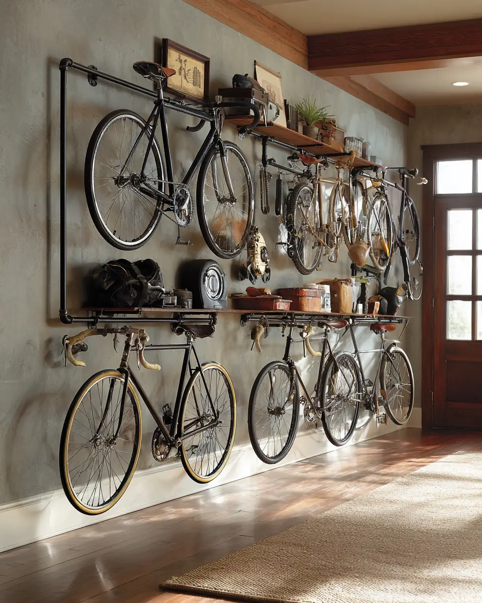 Elegant Industrial Garage Decor Ideas