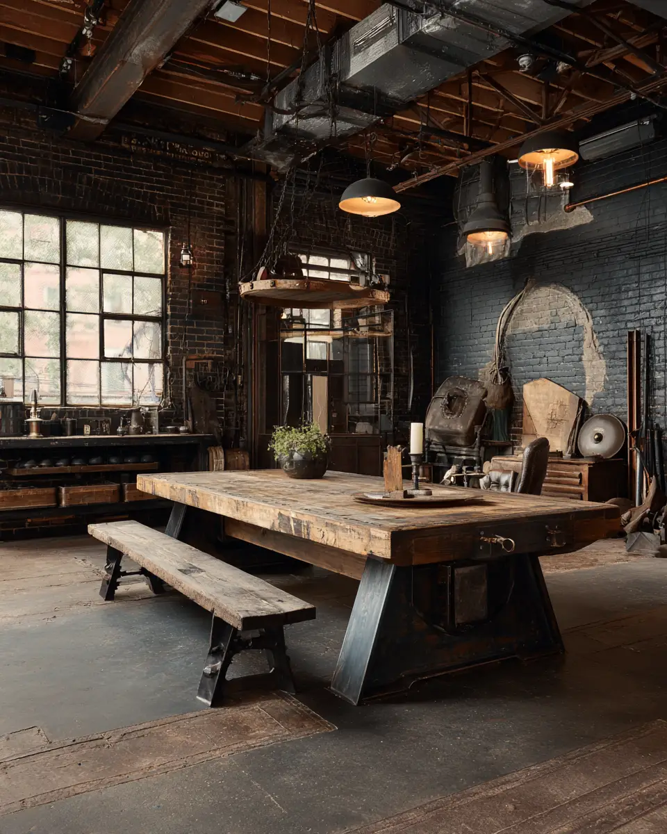 Elegant Industrial Garage Decor Ideas