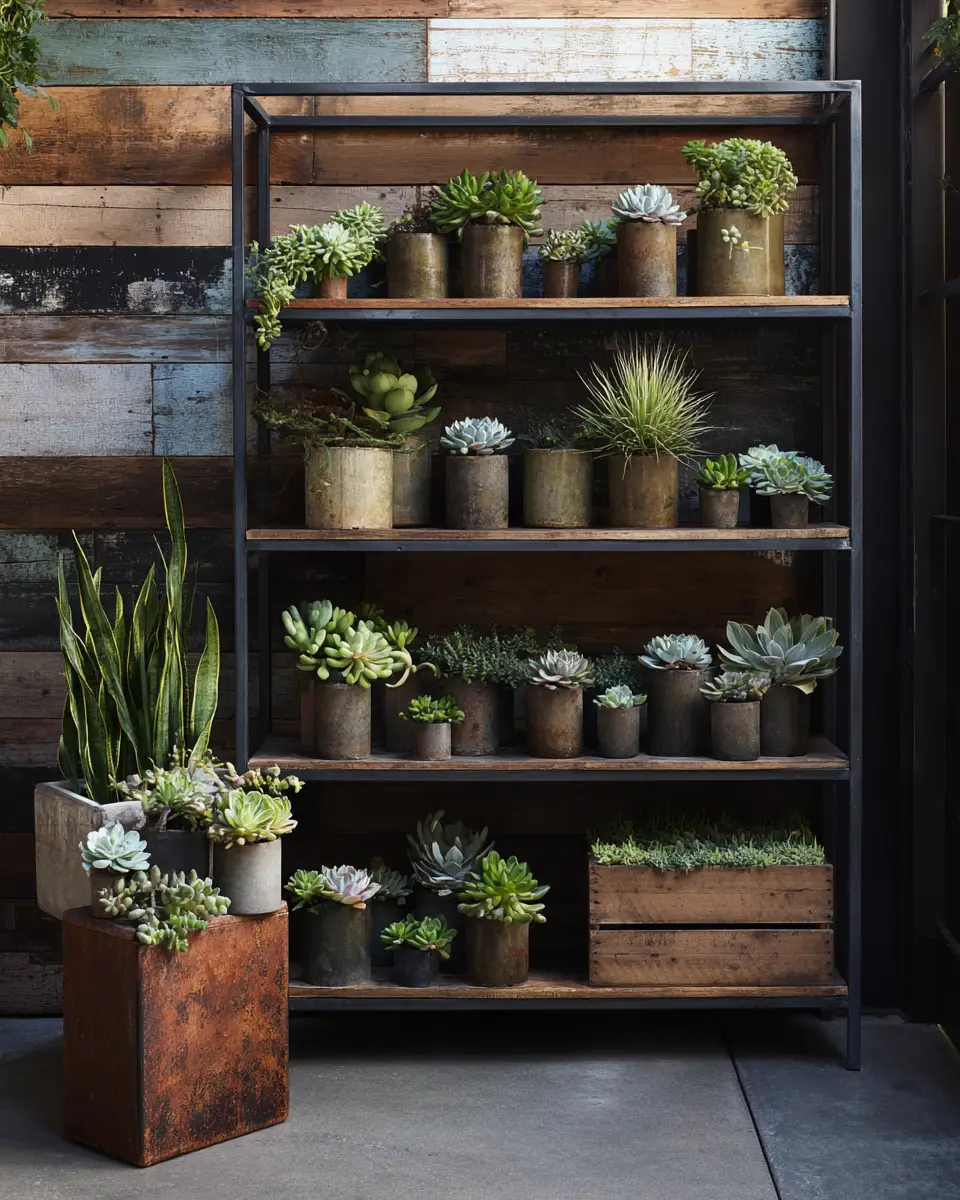 Elegant Industrial Garage Decor Ideas