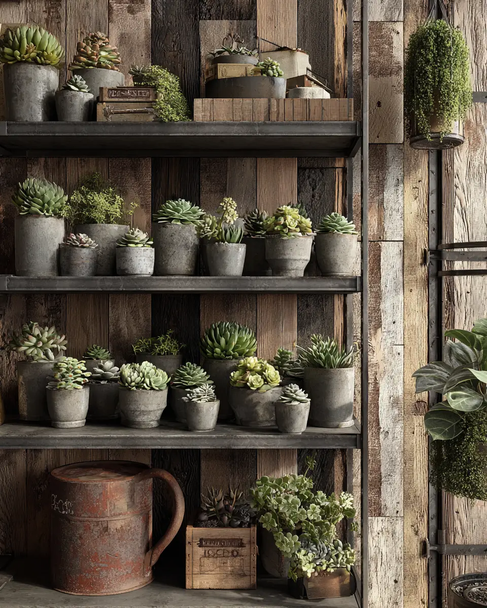 Elegant Industrial Garage Decor Ideas