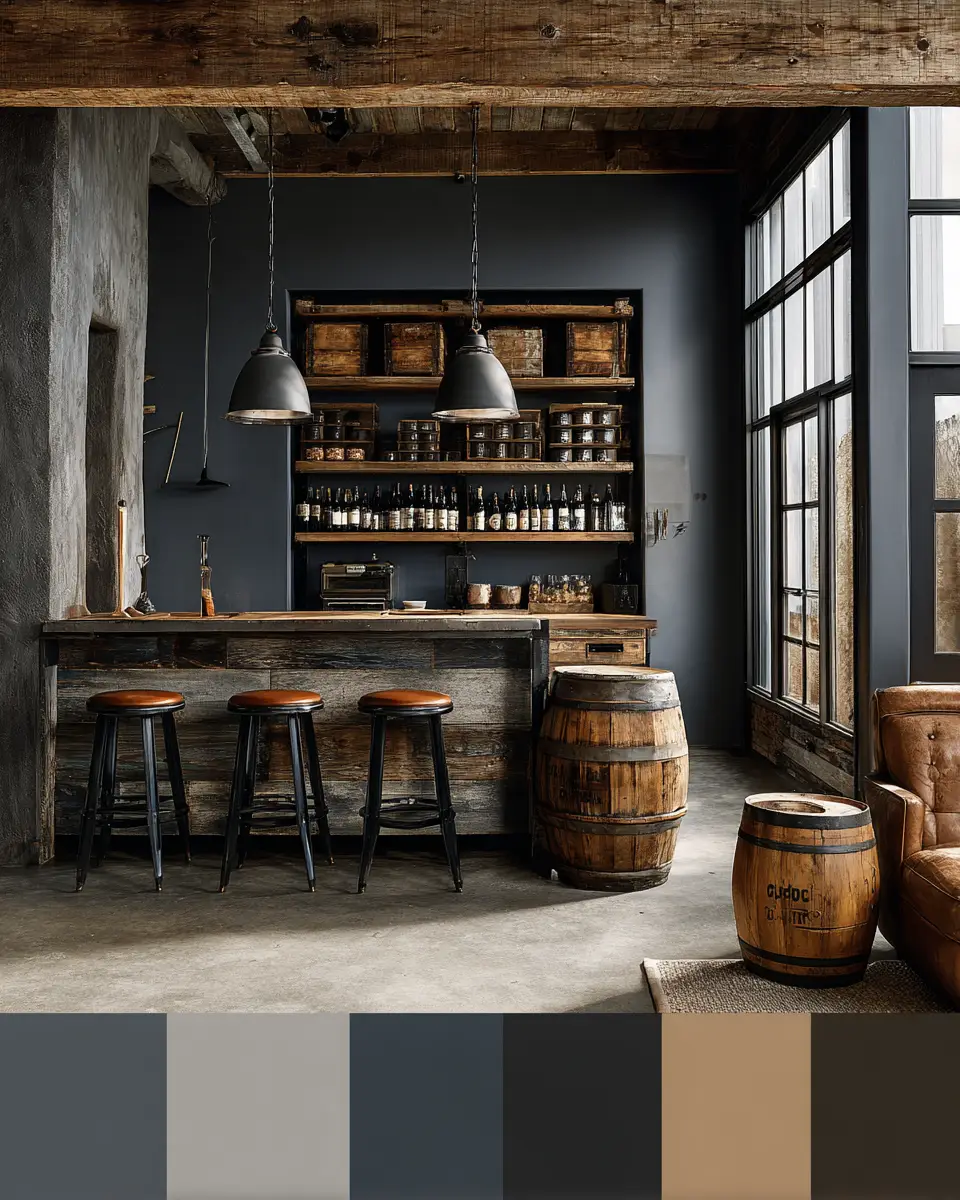 Elegant Industrial Garage Decor Ideas