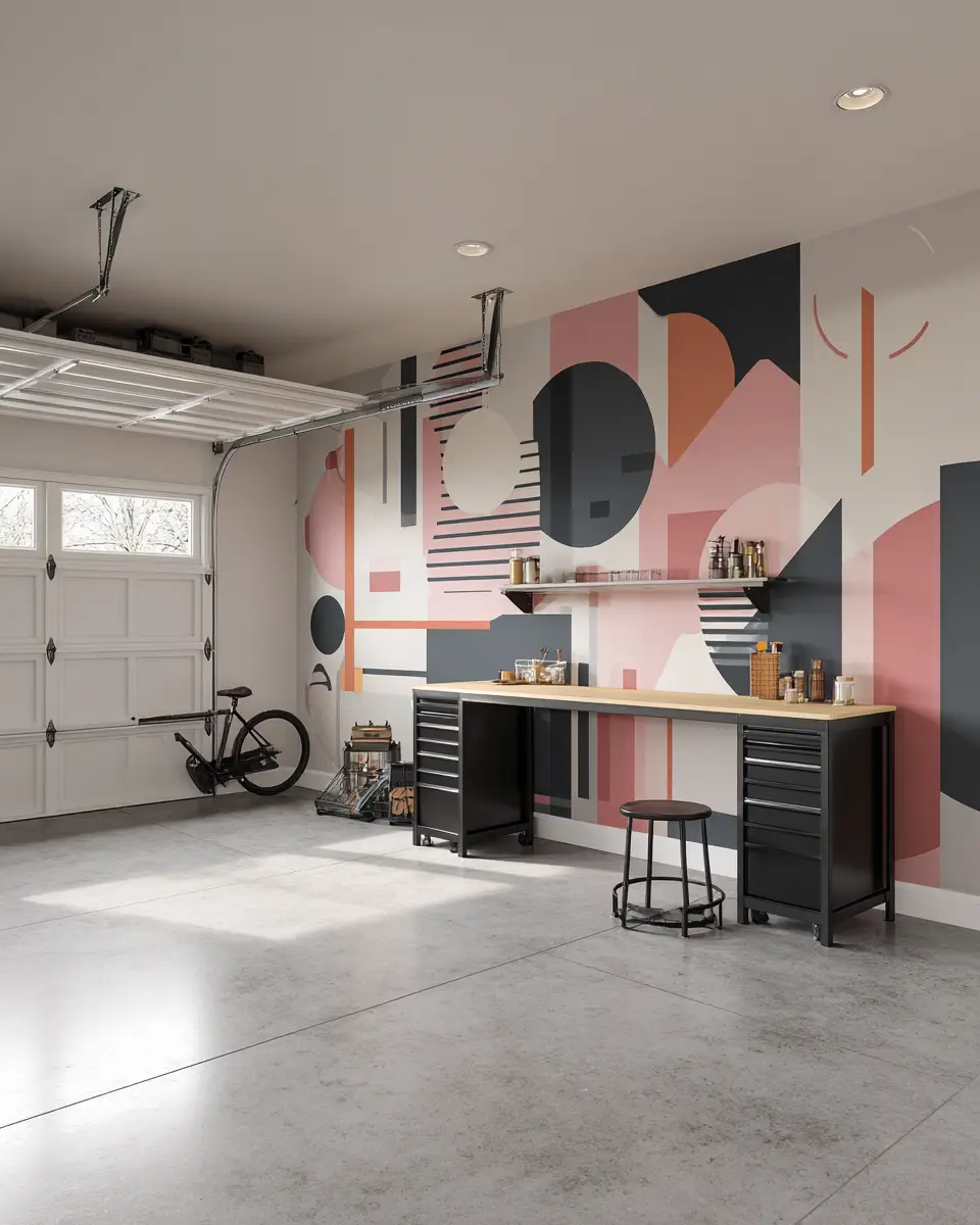 Elegant Industrial Garage Decor Ideas