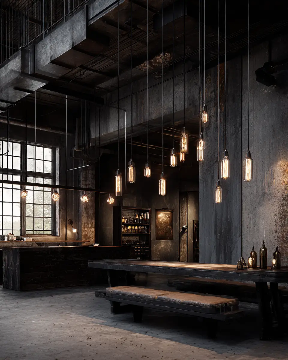 Elegant Industrial Garage Decor Ideas