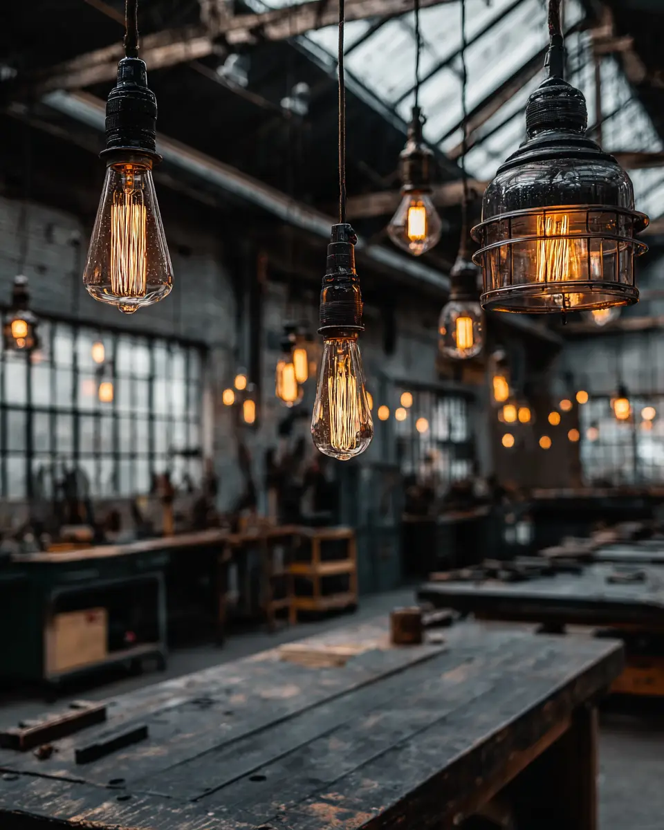 Elegant Industrial Garage Decor Ideas